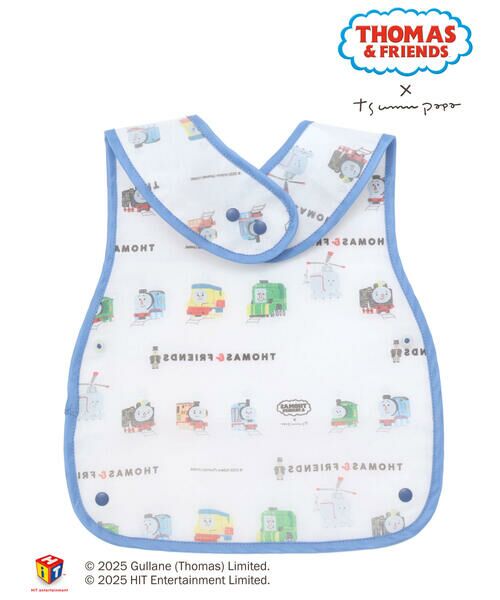 SLAP SLIP BABY / スラップ スリップ ベビー スタイ・ビブ | 【きかんしゃトーマス×つむぱぱ×SLAPSLIP】THOMAS＆FRIENDS総柄2wayスタイベビー | 詳細1