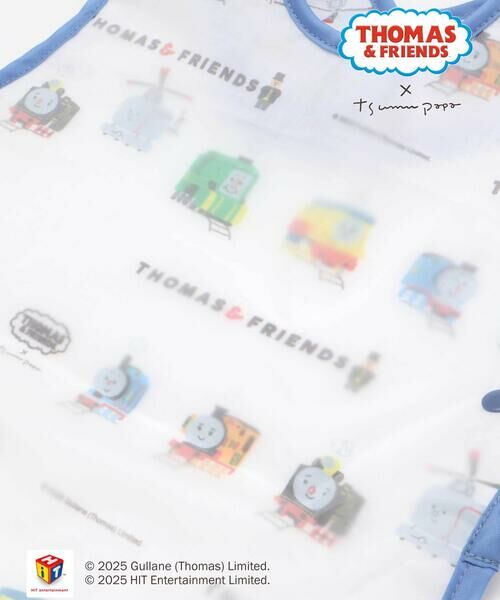 SLAP SLIP BABY / スラップ スリップ ベビー スタイ・ビブ | 【きかんしゃトーマス×つむぱぱ×SLAPSLIP】THOMAS＆FRIENDS総柄2wayスタイベビー | 詳細3