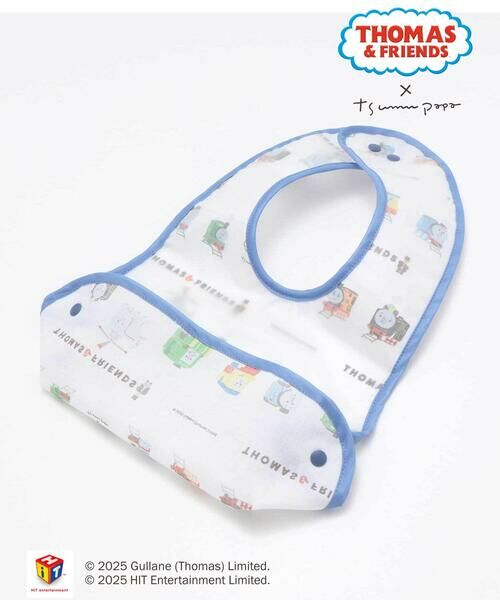 SLAP SLIP BABY / スラップ スリップ ベビー スタイ・ビブ | 【きかんしゃトーマス×つむぱぱ×SLAPSLIP】THOMAS＆FRIENDS総柄2wayスタイベビー | 詳細5