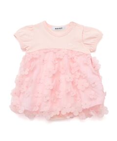 SLAP SLIP BABY / スラップ スリップ ベビー ロンパース | 【お揃い】フワフワチュールお花畑ロンパースベビー(70~80cm)