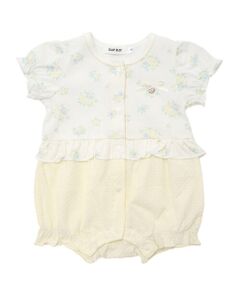 SLAP SLIP BABY / スラップ スリップ ベビー ロンパース | 【お揃い】花柄切り替えフリルロンパースベビー(60~80cm)