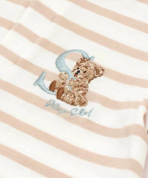 SLAP SLIP BABY / スラップ スリップ ベビー ロンパース | おしりクマさんボーダー切り替えロンパースベビー(60~80cm) | 詳細11