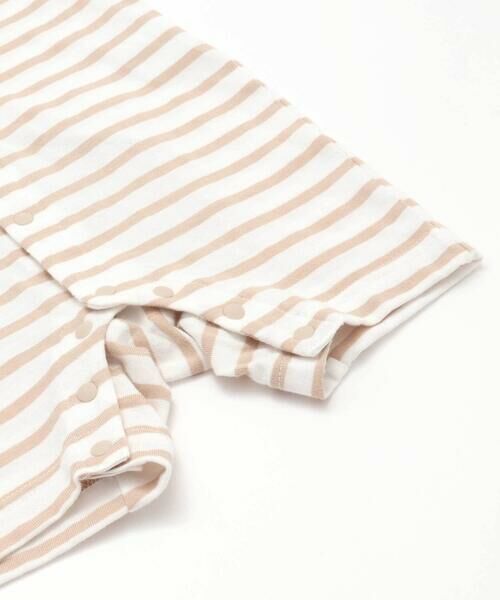 SLAP SLIP BABY / スラップ スリップ ベビー ロンパース | おしりクマさんボーダー切り替えロンパースベビー(60~80cm) | 詳細13