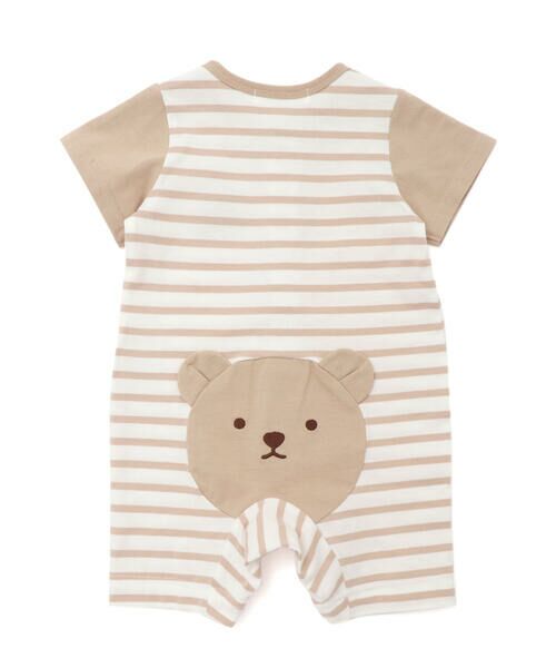 SLAP SLIP BABY / スラップ スリップ ベビー ロンパース | おしりクマさんボーダー切り替えロンパースベビー(60~80cm) | 詳細8