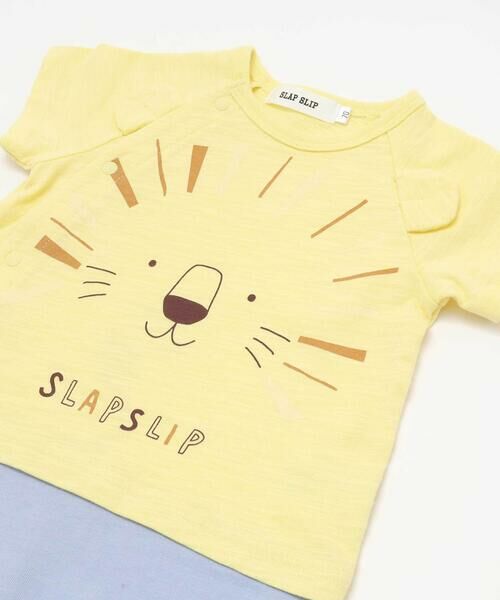 SLAP SLIP BABY / スラップ スリップ ベビー ロンパース | 前後ライオンプリント切り替えロンパースベビー(70~80cm) | 詳細4