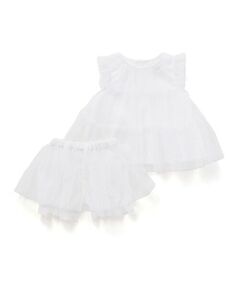 SLAP SLIP BABY / スラップ スリップ ベビー ベビー・キッズウエア | 【お揃い】ドットラメチュールフリルティアードワンピース+ブルマセットアップベビー(70~80cm)