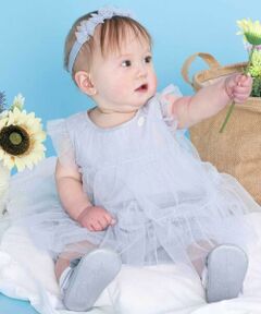 SLAP SLIP BABY / スラップ スリップ ベビー ベビー・キッズウエア | 【お揃い】ドットラメチュールフリルティアードワンピース+ブルマセットアップベビー(70~80cm)