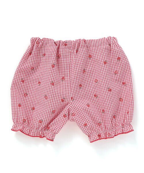 SLAP SLIP BABY / スラップ スリップ ベビー ベビー・キッズウエア | 【お揃い】イチゴレモンフルーツ柄チェック切り替えワンピース+ブルマセットアップベビー(70~80cm) | 詳細5