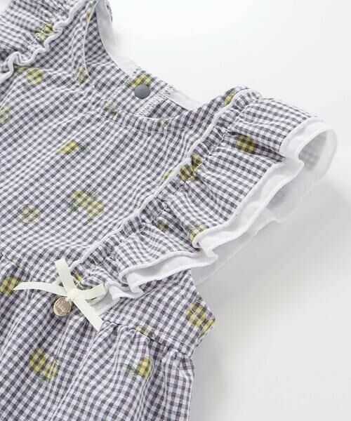 SLAP SLIP BABY / スラップ スリップ ベビー ベビー・キッズウエア | 【お揃い】イチゴレモンフルーツ柄チェック切り替えワンピース+ブルマセットアップベビー(70~80cm) | 詳細12
