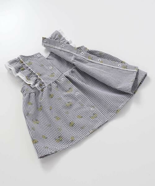 SLAP SLIP BABY / スラップ スリップ ベビー ベビー・キッズウエア | 【お揃い】イチゴレモンフルーツ柄チェック切り替えワンピース+ブルマセットアップベビー(70~80cm) | 詳細15