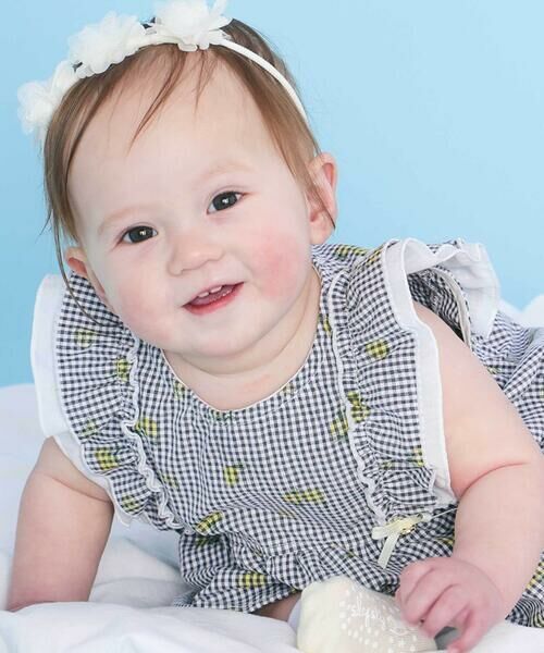 SLAP SLIP BABY / スラップ スリップ ベビー ベビー・キッズウエア | 【お揃い】イチゴレモンフルーツ柄チェック切り替えワンピース+ブルマセットアップベビー(70~80cm) | 詳細7