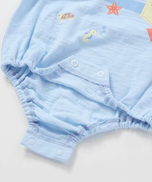 SLAP SLIP BABY / スラップ スリップ ベビー ベビー・キッズウエア | 【お揃い】恐竜海モチーフ総柄サロペット+海のいきものプリントボディミニセットベビー(70~80cm) | 詳細14