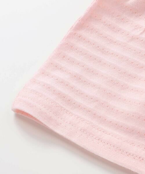 SLAP SLIP BABY / スラップ スリップ ベビー ベビー・キッズウエア | 袖レース胸刺しゅう切り替え針抜きボーダーカーディガンベビー(70~80cm) | 詳細10