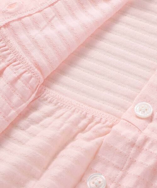 SLAP SLIP BABY / スラップ スリップ ベビー ベビー・キッズウエア | 袖レース胸刺しゅう切り替え針抜きボーダーカーディガンベビー(70~80cm) | 詳細9