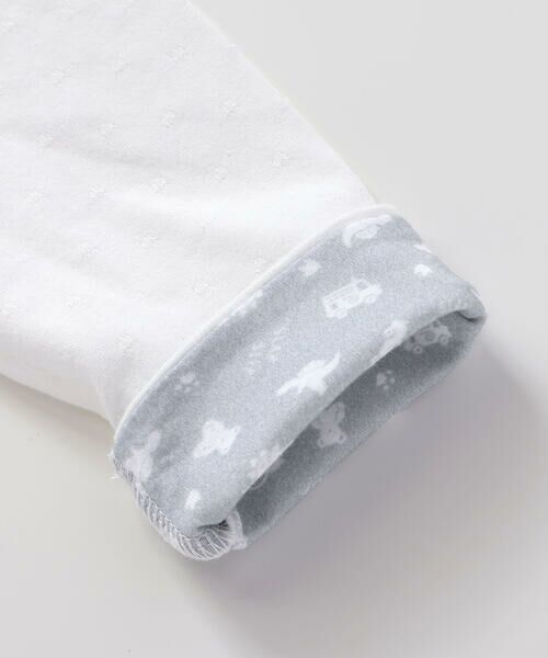 SLAP SLIP BABY / スラップ スリップ ベビー ベビー・キッズウエア | 恐竜クマ胸刺しゅう袖折り返しドットカーディガンベビー(70~80cm) | 詳細4