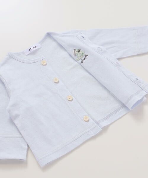 SLAP SLIP BABY / スラップ スリップ ベビー ベビー・キッズウエア | 恐竜クマ胸刺しゅう袖折り返しドットカーディガンベビー(70~80cm) | 詳細11