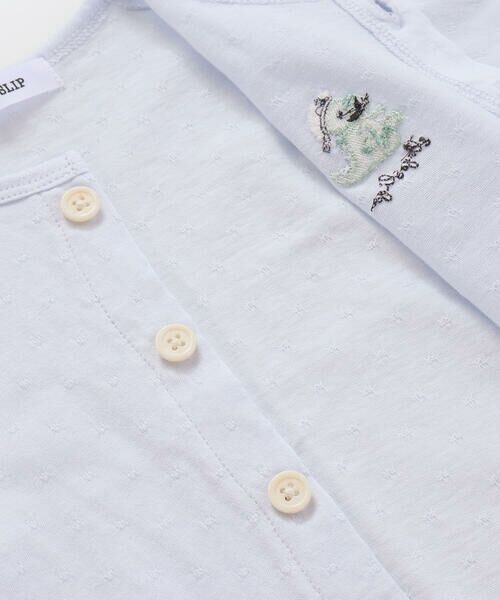 SLAP SLIP BABY / スラップ スリップ ベビー ベビー・キッズウエア | 恐竜クマ胸刺しゅう袖折り返しドットカーディガンベビー(70~80cm) | 詳細12