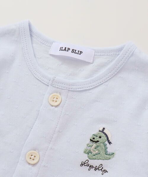 SLAP SLIP BABY / スラップ スリップ ベビー ベビー・キッズウエア | 恐竜クマ胸刺しゅう袖折り返しドットカーディガンベビー(70~80cm) | 詳細7