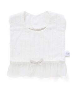 SLAP SLIP BABY / スラップ スリップ ベビー スタイ・ビブ | ドットストライプ裾チュールスタイベビー