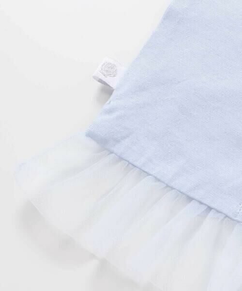 SLAP SLIP BABY / スラップ スリップ ベビー スタイ・ビブ | ドットストライプ裾チュールスタイベビー | 詳細11