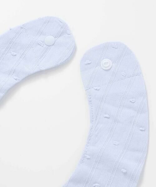 SLAP SLIP BABY / スラップ スリップ ベビー スタイ・ビブ | ドットストライプ裾チュールスタイベビー | 詳細7