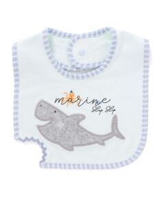 SLAP SLIP BABY / スラップ スリップ ベビー スタイ・ビブ | サメカニパイルパッチ刺しゅうガブッとチョッキンギザギザスタイベビー