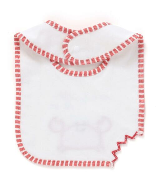 SLAP SLIP BABY / スラップ スリップ ベビー スタイ・ビブ | サメカニパイルパッチ刺しゅうガブッとチョッキンギザギザスタイベビー | 詳細3