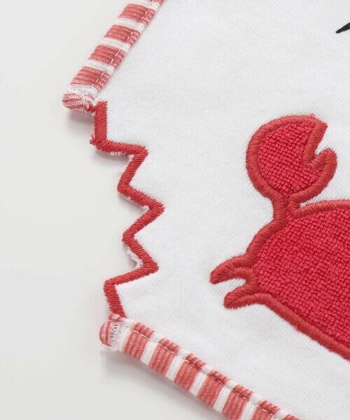 SLAP SLIP BABY / スラップ スリップ ベビー スタイ・ビブ | サメカニパイルパッチ刺しゅうガブッとチョッキンギザギザスタイベビー | 詳細6