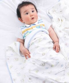 SLAP SLIP BABY / スラップ スリップ ベビー ベビー・キッズグッズ | 【お揃い/接触冷感】アニマルフルーツプリント柄ひんやり2wayおくるみベビー