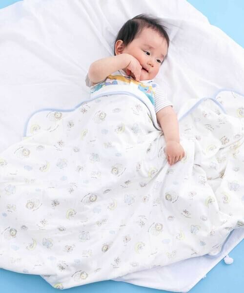 SLAP SLIP BABY / スラップ スリップ ベビー ベビー・キッズグッズ | 【お揃い/接触冷感】アニマルフルーツプリント柄ひんやり2wayおくるみベビー | 詳細1