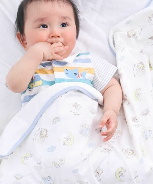 SLAP SLIP BABY / スラップ スリップ ベビー ベビー・キッズグッズ | 【お揃い/接触冷感】アニマルフルーツプリント柄ひんやり2wayおくるみベビー | 詳細2