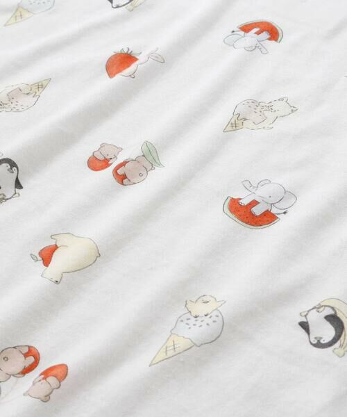 SLAP SLIP BABY / スラップ スリップ ベビー ベビー・キッズグッズ | 【お揃い/接触冷感】アニマルフルーツプリント柄ひんやり2wayおくるみベビー | 詳細12