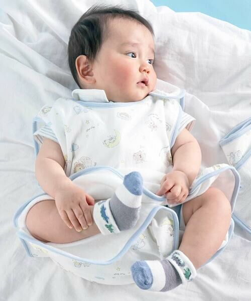 SLAP SLIP BABY / スラップ スリップ ベビー ベビー・キッズグッズ | 【お揃い/接触冷感】アニマルフルーツプリント柄ひんやりスリーパーベビー | 詳細2