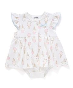 SLAP SLIP BABY / スラップ スリップ ベビー ロンパース | 【お揃い】アイスチェリーレモン総柄フリル袖ロンパースベビー(60~80cm)