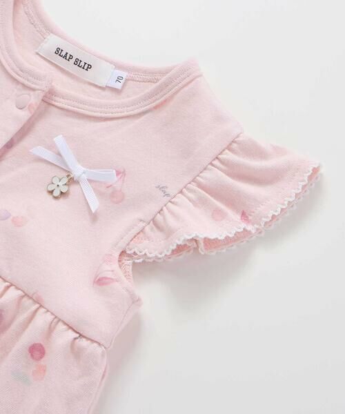 SLAP SLIP BABY / スラップ スリップ ベビー ロンパース | 【お揃い】アイスチェリーレモン総柄フリル袖ロンパースベビー(60~80cm) | 詳細6