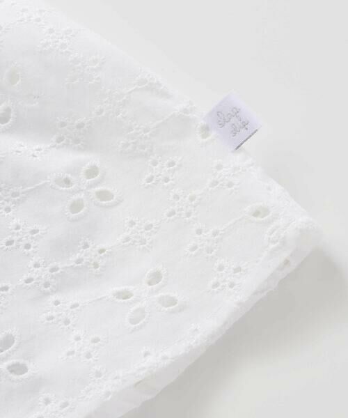 SLAP SLIP BABY / スラップ スリップ ベビー ロンパース | 肩リボンお花レース切り替えロンパースベビー(70~80cm) | 詳細9