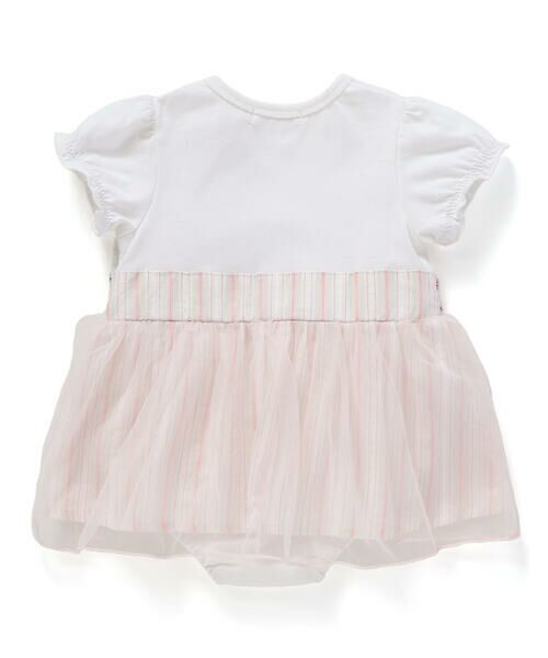 SLAP SLIP BABY / スラップ スリップ ベビー ロンパース | 【お揃い】マルチストライプチュールスカートスモッキングロンパースベビー(70~80cm) | 詳細4