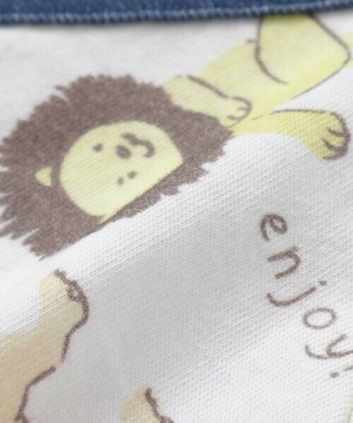 SLAP SLIP BABY / スラップ スリップ ベビー ロンパース | 【お揃い】レモンアニマル恐竜いきもの総柄サロペットドッキングロンパースベビー(70~80cm) | 詳細11