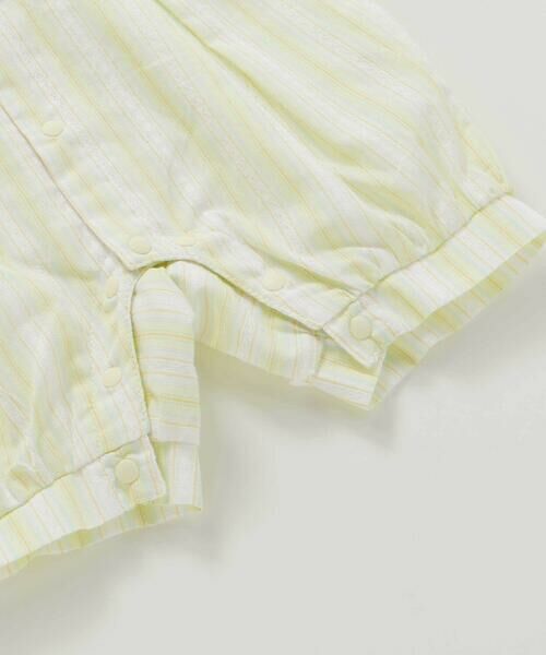 SLAP SLIP BABY / スラップ スリップ ベビー ロンパース | 【お揃い】マルチストライプ切り替え襟付き半袖ロンパースベビー(70~80cm) | 詳細10