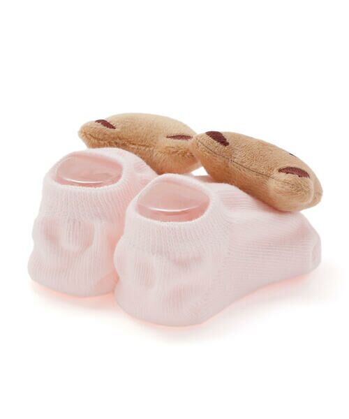 SLAP SLIP BABY / スラップ スリップ ベビー ベビー・キッズグッズ | ぷっくりクマさんフェイスカップソックス(9~12cm) | 詳細5
