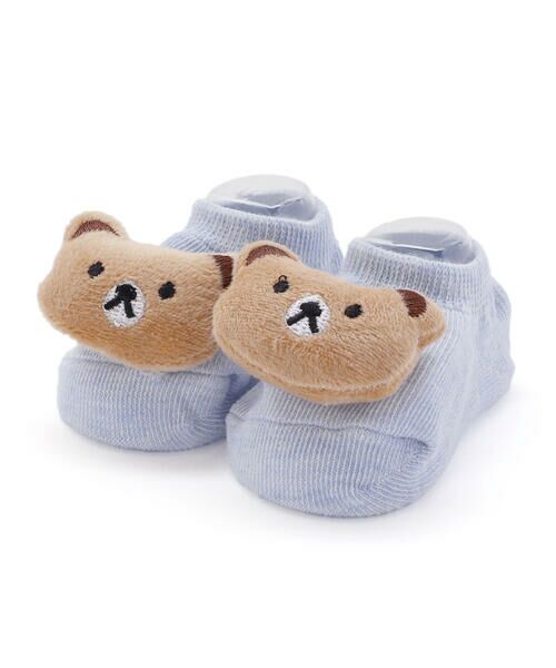 SLAP SLIP BABY / スラップ スリップ ベビー ベビー・キッズグッズ | ぷっくりクマさんフェイスカップソックス(9~12cm) | 詳細7