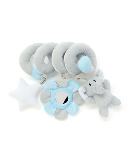 SLAP SLIP BABY / スラップ スリップ ベビー ベビー・キッズグッズ | クマウサギゾウアニマルくるくるスパイラルトイ(グレー(ゾウ&スター))