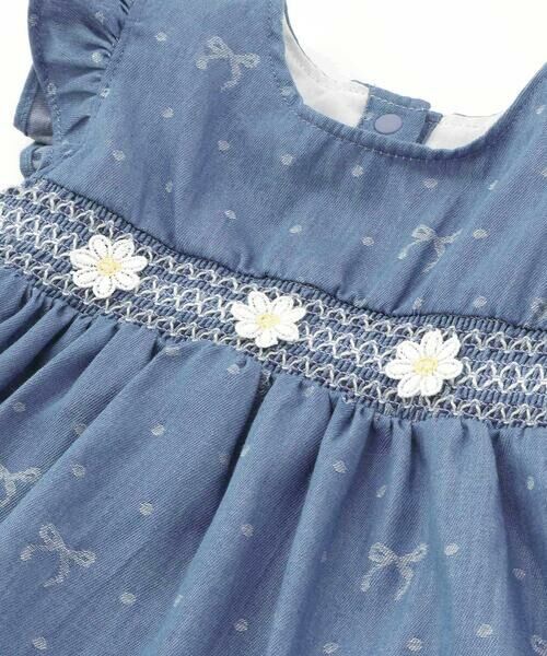 SLAP SLIP BABY / スラップ スリップ ベビー ベビー・キッズウエア | 花レースつきスモッキングワンピース+ブルマ2点セットベビー(70~80cm) | 詳細6