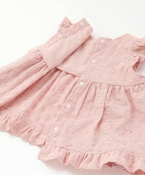 SLAP SLIP BABY / スラップ スリップ ベビー ベビー・キッズウエア | 花レースつきスモッキングワンピース+ブルマ2点セットベビー(70~80cm) | 詳細14