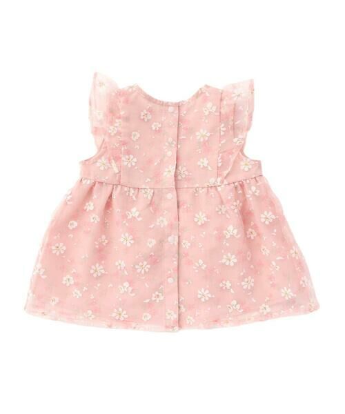 SLAP SLIP BABY / スラップ スリップ ベビー ベビー・キッズウエア | 花柄リボン付きオーガンジーワンピース+ブルマ2点セットベビー(70~80cm) | 詳細4