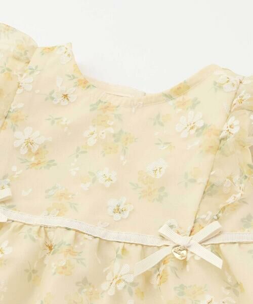 SLAP SLIP BABY / スラップ スリップ ベビー ベビー・キッズウエア | 花柄リボン付きオーガンジーワンピース+ブルマ2点セットベビー(70~80cm) | 詳細11