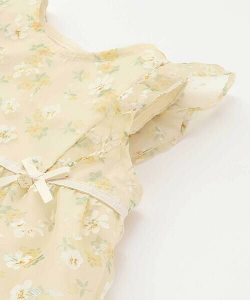 SLAP SLIP BABY / スラップ スリップ ベビー ベビー・キッズウエア | 花柄リボン付きオーガンジーワンピース+ブルマ2点セットベビー(70~80cm) | 詳細12