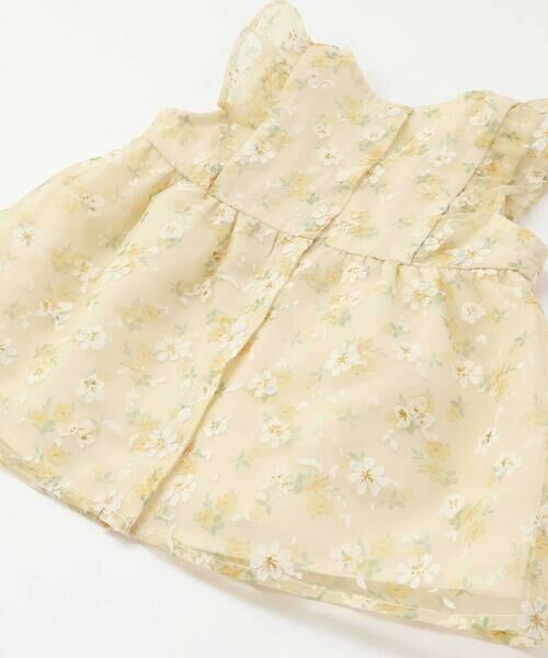 SLAP SLIP BABY / スラップ スリップ ベビー ベビー・キッズウエア | 花柄リボン付きオーガンジーワンピース+ブルマ2点セットベビー(70~80cm) | 詳細14