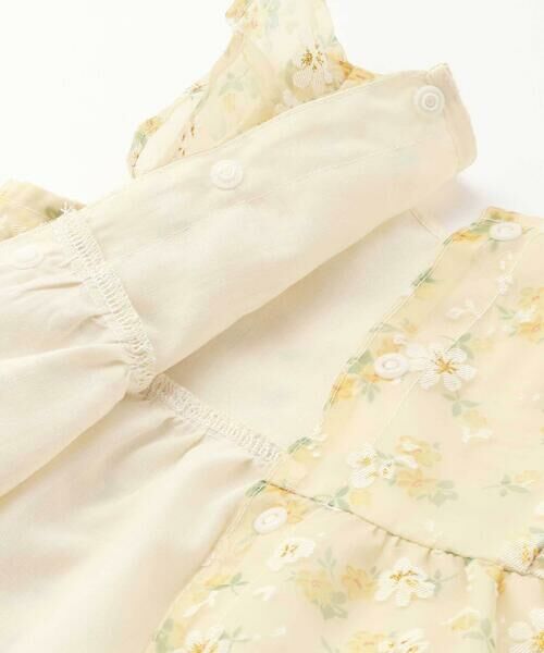SLAP SLIP BABY / スラップ スリップ ベビー ベビー・キッズウエア | 花柄リボン付きオーガンジーワンピース+ブルマ2点セットベビー(70~80cm) | 詳細15