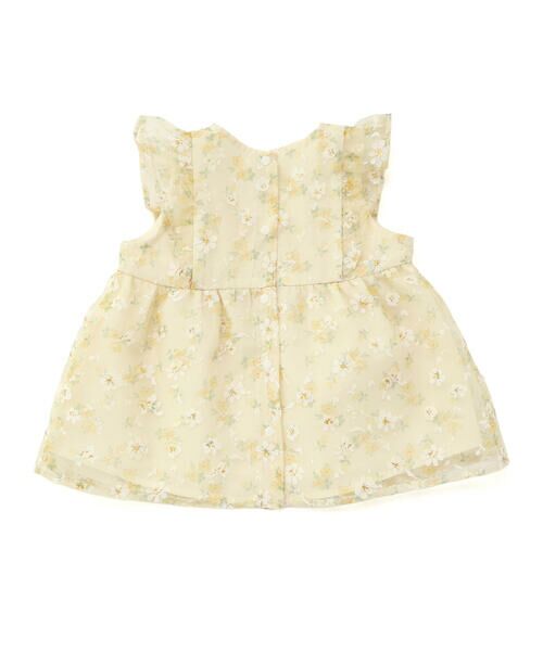 SLAP SLIP BABY / スラップ スリップ ベビー ベビー・キッズウエア | 花柄リボン付きオーガンジーワンピース+ブルマ2点セットベビー(70~80cm) | 詳細9
